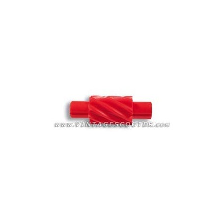 Engrenage De Transmission De Compteur Vespa 50/125 Prim, 8 Dents/Rouge